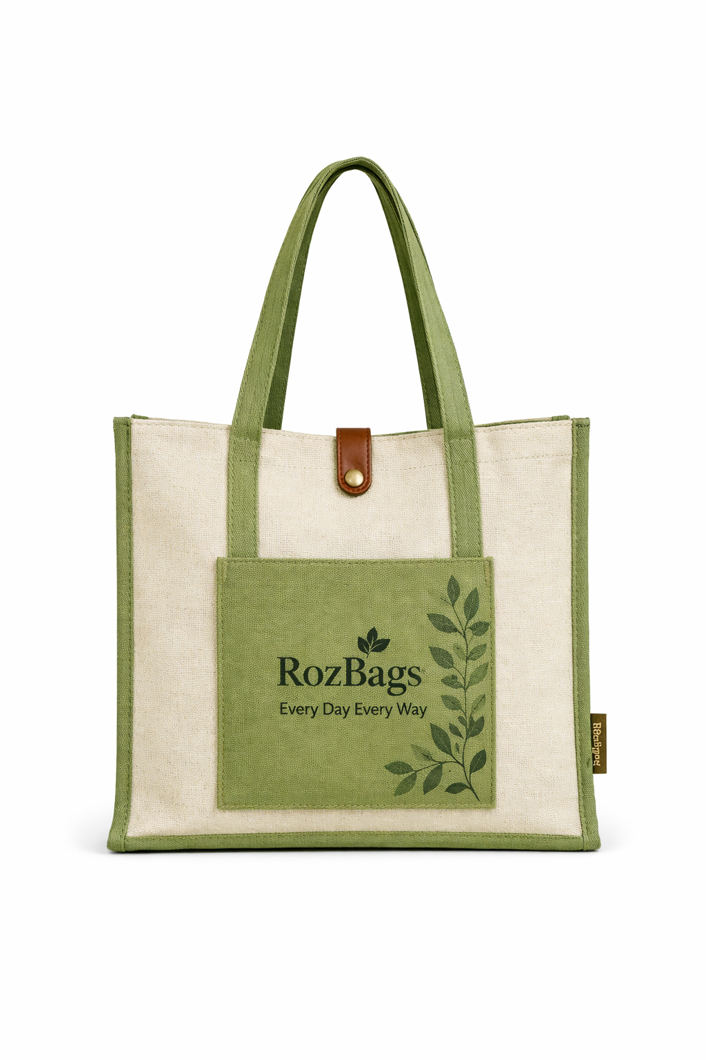 Rozbags Ecoleaf Canvas Tote Bag - Image 2